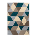Alfombra rectangular geométrica multicolor diseño moderno Milano GLO008 Venta