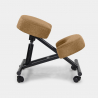 Silla ergonómica de rodillas postural modelo sueco de tejido Balancesteel Lux 