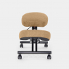 Silla ergonómica de rodillas postural modelo sueco de tejido Balancesteel Lux 