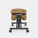 Silla ergonómica de rodillas postural modelo sueco de tejido Balancesteel Lux 