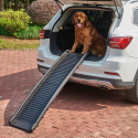 Rampa telescópica para perros de plástico y portátil para coche Cody Características
