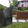 Compostador para jardín composter exterior de plástico 300 litros Humus Catálogo