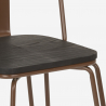 sillas de acero estilo de diseño industrial para bar y cocina ferrum one Coste