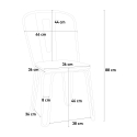 sillas de acero estilo de diseño industrial para bar y cocina ferrum one 