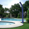 Ducha solar moderna para jardín y piscina con depósito 23 litros Arkema Design Happy H120 