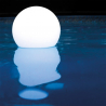 Lámpara para interior y exterior jardín piscina flotante LED 40cm Arkema Design SF400 Descueto