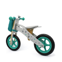Bicicleta infantil balance bike sin pedales de madera con cesta Balance Ride Descueto