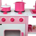 Cocina de juguete de madera para niñas con accesorios y sartenes y sonidos Miss Chef Stock