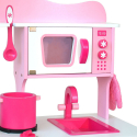 Cocina de juguete de madera para niñas con accesorios y sartenes y sonidos Miss Chef Elección