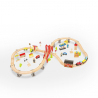 Tren de juguete de madera para niños 70 piezas Mr Ciuf Rebajas