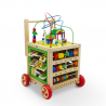 Carro de juguete infantil para primeros pasos de madera Magic Box Oferta