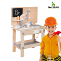 Banco de trabajo de juguete de madera para niños con herramientas Magic Bench Rebajas