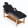Camilla de masaje de madera fija ajustable multiposiciones 225 cm Massage-pro Stock