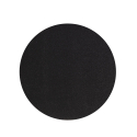Alfombra redonda 80cm negra moderna para sala de estar de oficina Casacolora CCTONER Venta