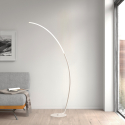Lámpara de pie LED para salón diseño de arco minimalista moderno Rigel Modelo