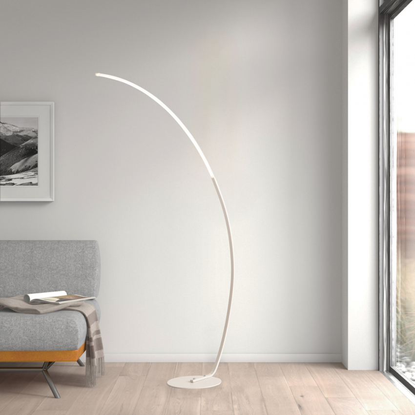 Lámpara de pie LED para salón diseño de arco minimalista moderno Rigel Elección