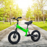 Bicicleta infantil balance bike sin pedales con freno, ruedas hinchables y pata de cabra Doc Venta