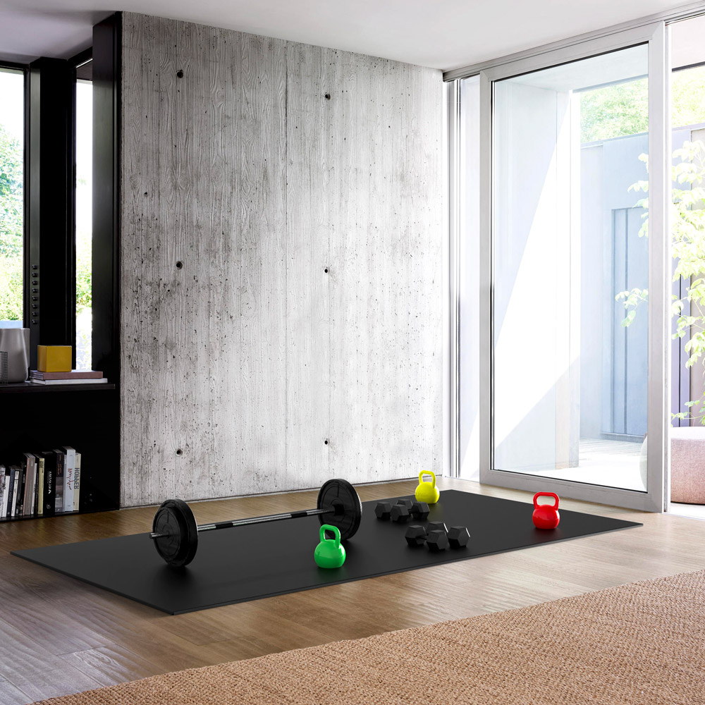 Alfombrilla Insonorizada Y Antigolpes Fit Floor 2x1m Fitness Gym Mat Insonorización Amortiguadora Fit Floor