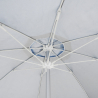 Sombrilla de playa 220 cm aluminio a prueba de viento protección uv profesional Bagnino Fluo 