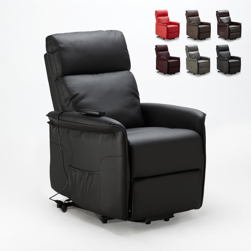 Sillón Relax Reclinable Eléctrico de cuero polipiel Armalia Oferta Sillón Relax Reclinable Eléctrico de cuero polipiel Armalia Oferta