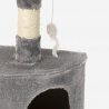 Rascador de gatos 60 cm con plataforma de sisal de felpa Korat Elección