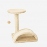Rascador para gatos 45 cm con arco y túnel de sisal juego relax ball Manx Catálogo