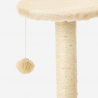 Rascador para gatos 45 cm con arco y túnel de sisal juego relax ball Manx Elección