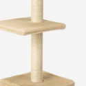 Rascador de gato de 2 pisos con plataforma y columna de sisal de 95 cm Precio