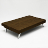 Sofá cama de tejido 2 plazas diseño moderno Gemma clic-clac 