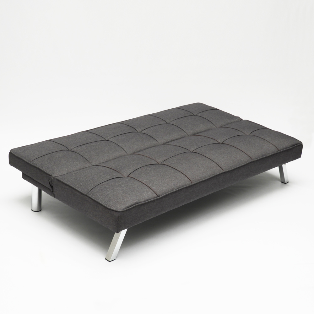 Sofá cama de tejido 2 plazas diseño moderno y Gemma clic-clac