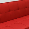 Sofá cama de tejido 2 plazas diseño moderno Gemma clic-clac 