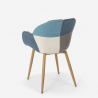Sillón de comedor patchwork nórdico estudio Finch 