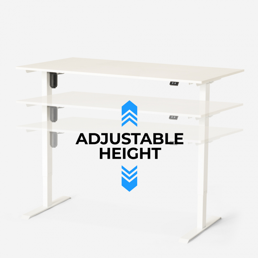 escritorio de altura regulable STANDWALK 120x60