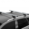 Barras portaequipaje con rieles elevados / rasantes automáticos Menabò Leopard Silver Rebajas