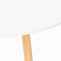 Mesa de madera redonda diseño madera 100cm cocina bar restaurante Moss Catálogo