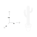 Lámpara de pie Cactus Slide design para el hogar y lugares públicos. Oferta