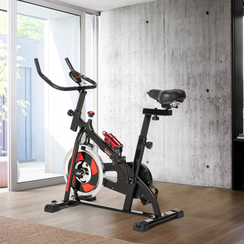  Bicicleta estática indoor Fit Bike con volante de inercia profesional 8kg Minerva Promoción 