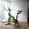 Bicicleta estática indoor Spin Bike con volante de inercia profesional 8kg Minerva 