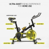 Bicicleta estática indoor Spin Bike con volante de inercia profesional 8kg Minerva 