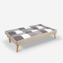 Sofá cama Patchwork de 3 plazas de diseño moderno Kolorama Compra