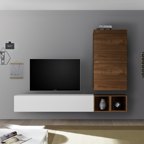Mueble para pared de salón con soporte diseño moderno  Infinity 93