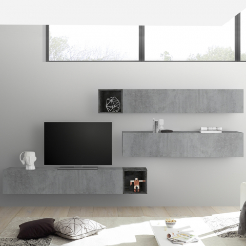 Mueble de pared TV de salón de diseño moderno Infinity 99