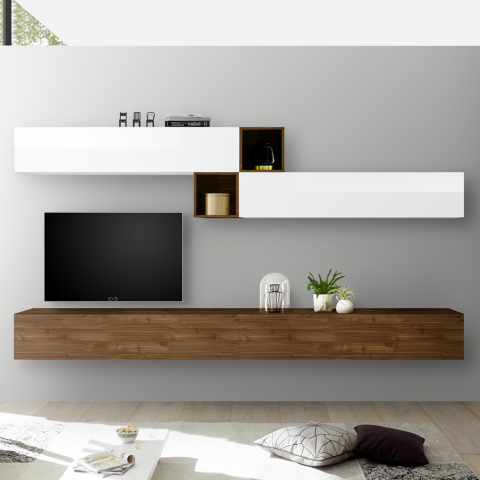 Mueble de TV de salón para pared diseño moderno Infinity 101