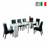 Mesa consola extensible 79x54-252cm para salón y comedor blanco Nancy Venta