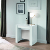 Mesa consola extensible 79x54-252cm para salón y comedor blanco Nancy Rebajas