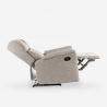 Sillón relax reclinable con reposapiés Hope Características