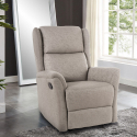 Sillón relax reclinable con reposapiés Hope Stock