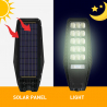Farola de calle solar 300W LED Sensor de soporte lateral con control remoto Solis XL Descueto