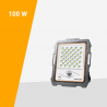 Foco portátil con placa solar de 100W LED 2000 lúmenes teledirigidos Inluminatio M Descueto