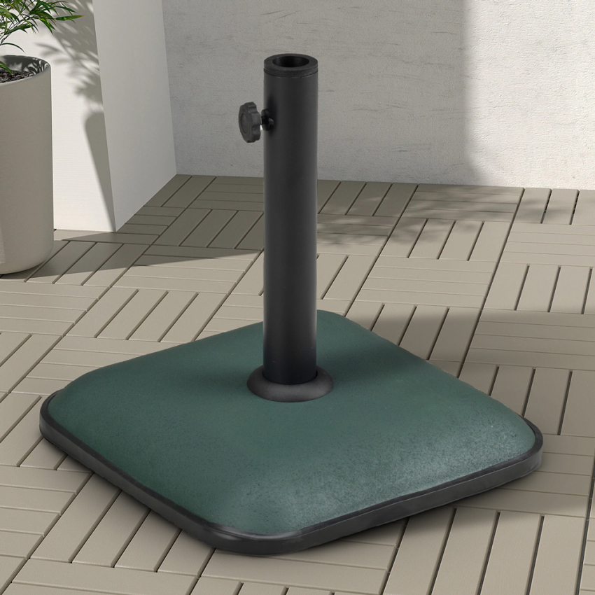 Base cemento metal parasol mar jardín soporte base 11 Kg Promoción